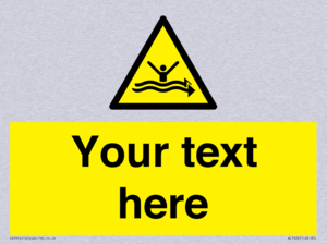 Custom Warning strong currents